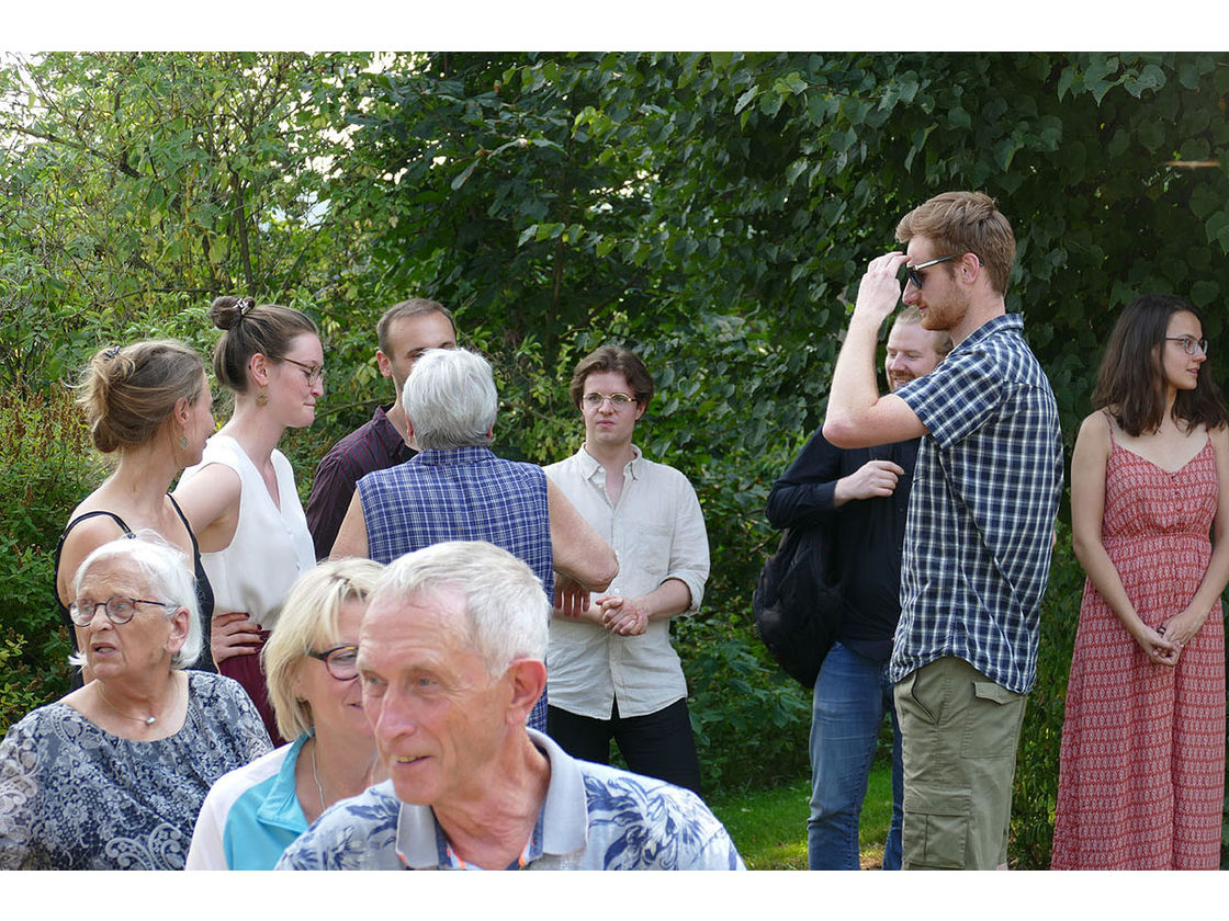 Nachfeier des Mährisch-Neustädter Wachsstockfestes an der Weingartenkapelle (Foto: Karl-Franz Thiede)